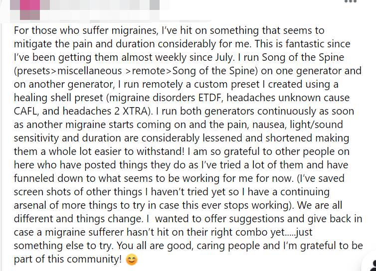 Using 2 Generators for Migraines Using 2 Generators for Migraines