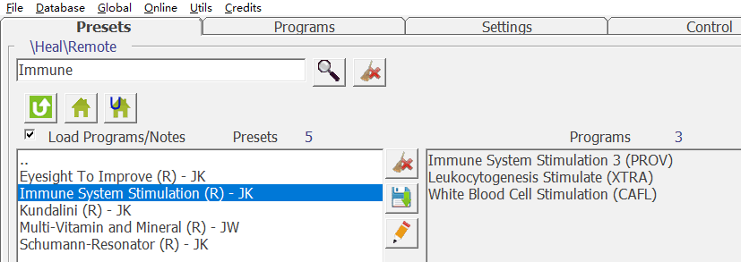 Preset-for-Immune-System-Stimulation