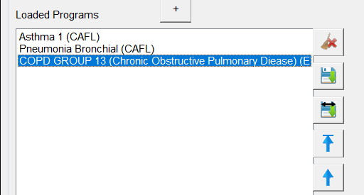 Choose lung-related programs