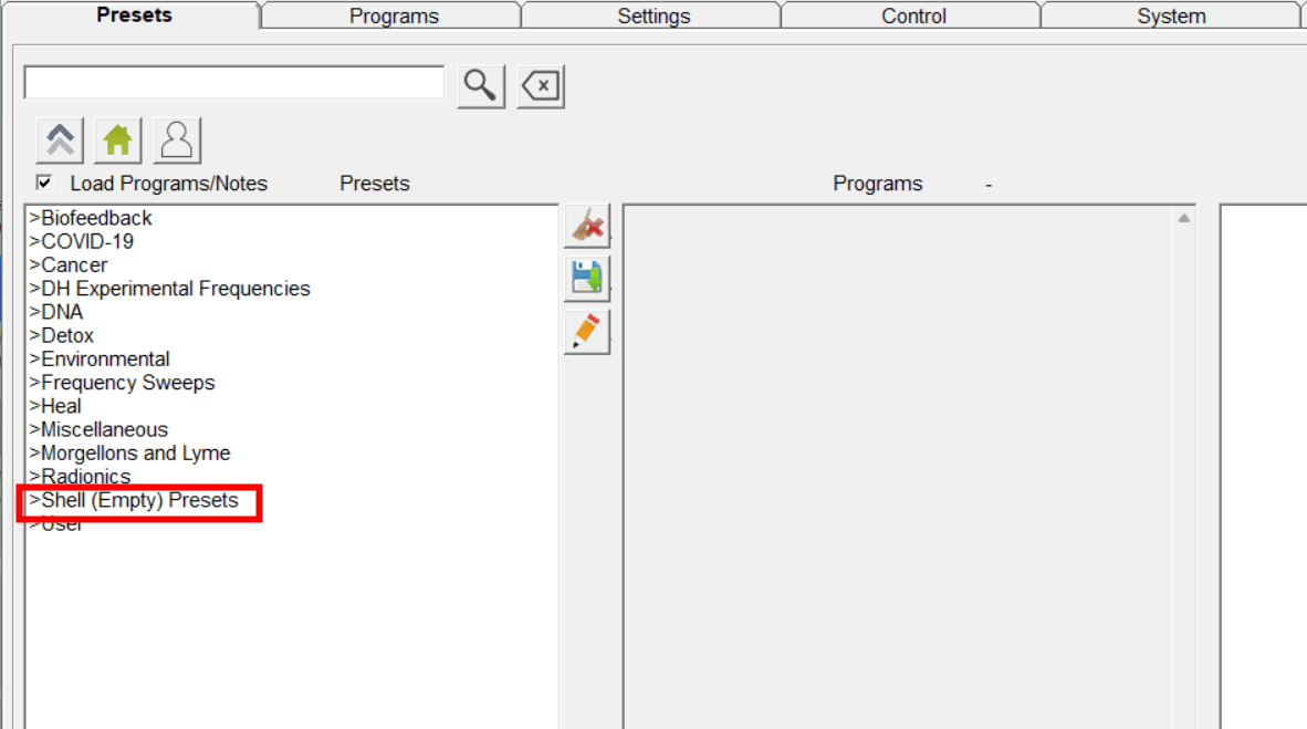 Shell(Empty)Preset