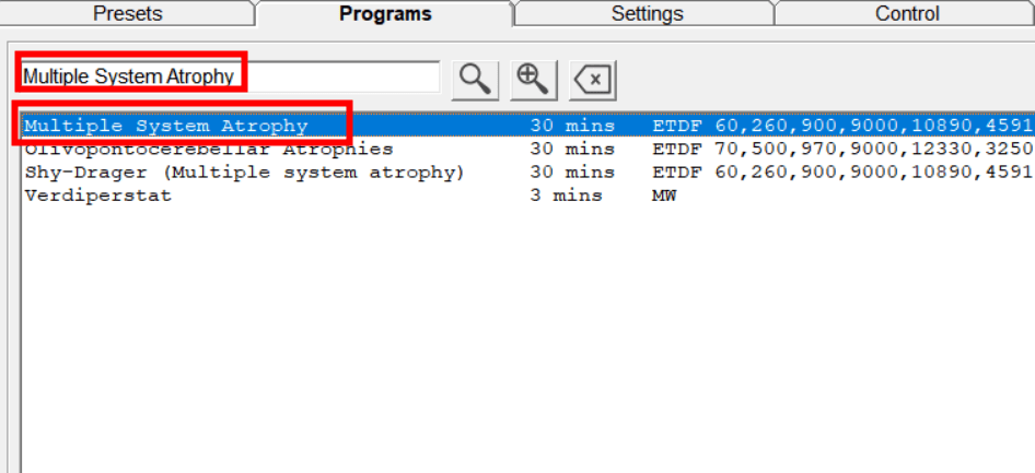 Multiple System Atrophy