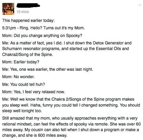 spooky2 testimonials