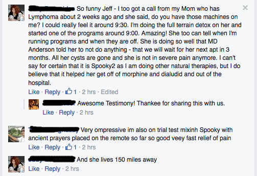 spooky2 testimonials