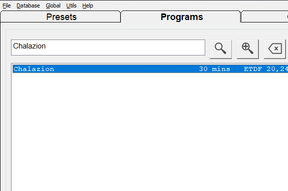 Choose the Program