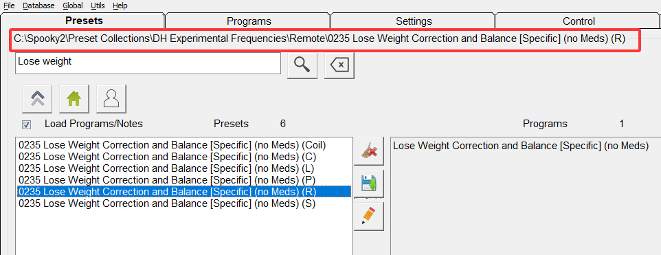 0235 Lose Weight Correction and Balance [Specific] (no Meds) (R)