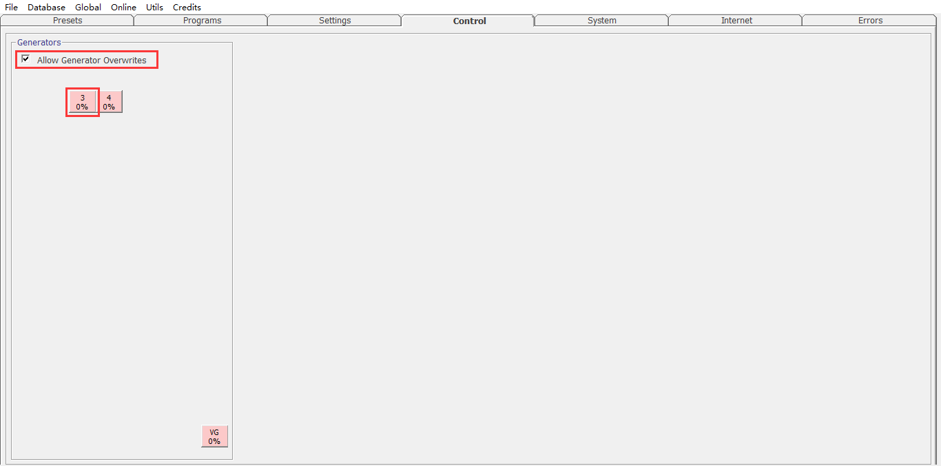 allow generator overwrites