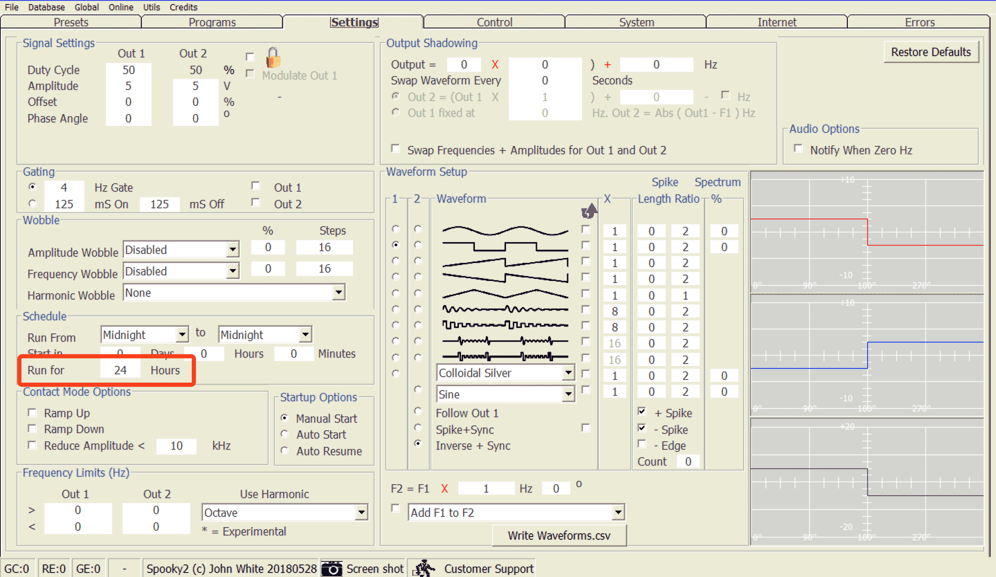 Settings Settings